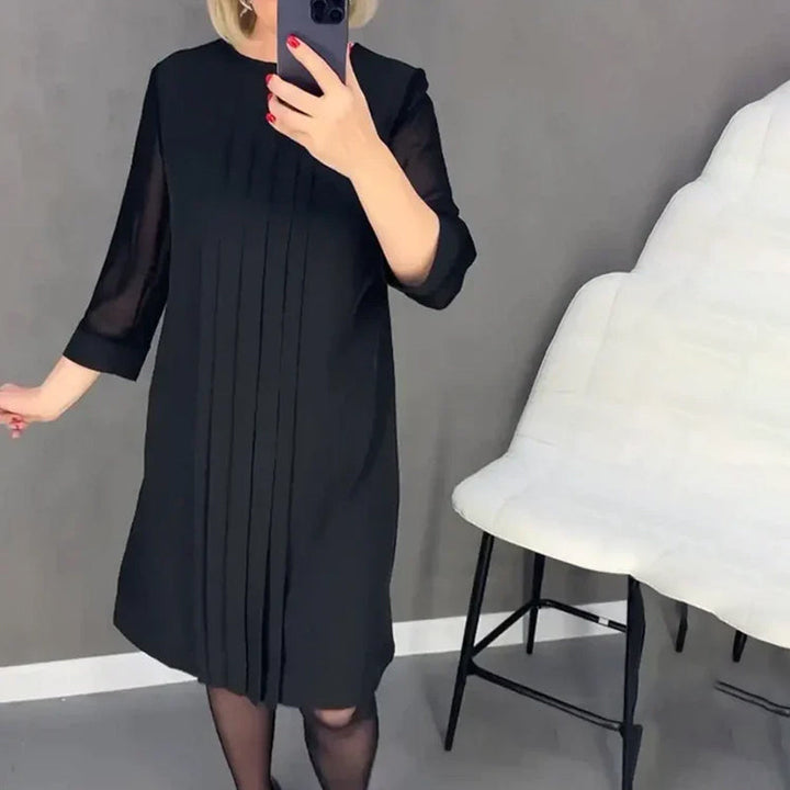 Lumina - Elegante Jurk met Ronde Hals