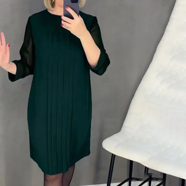 Lumina - Elegante Jurk met Ronde Hals
