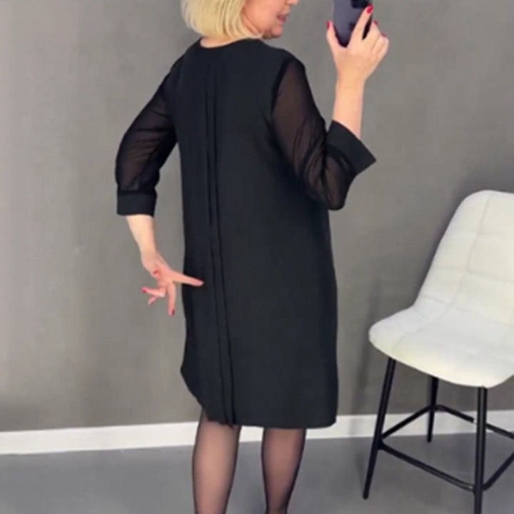 Lumina - Elegante Jurk met Ronde Hals